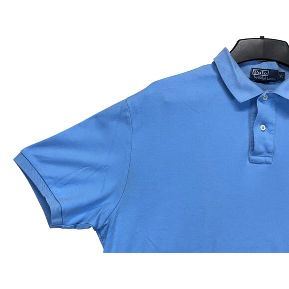 Polo Ralph Lauren Men’s XL Sky Blue Short Sleeve Polo Shirt Classic Fit - Picture 8 of 12